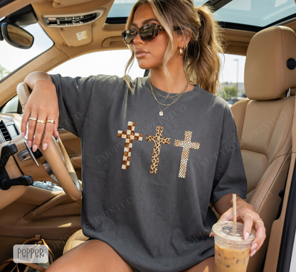 3 Crosses Comfort Colors Shirt