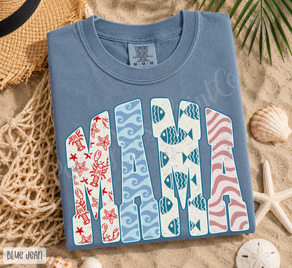 Coastal Mama Comfort Colors Shirt