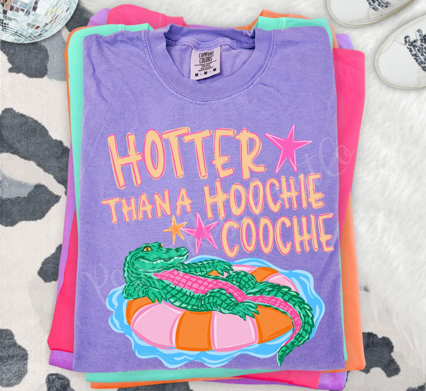 Hotter Than A Hoochie Coochie Comfort Colors Shirt