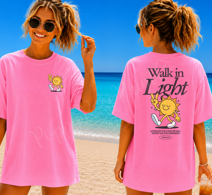 Walk In Light Front & Back Shirt Comfort Colors