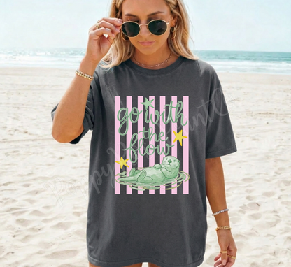 Go with the Flow Comfort Colors Shirt