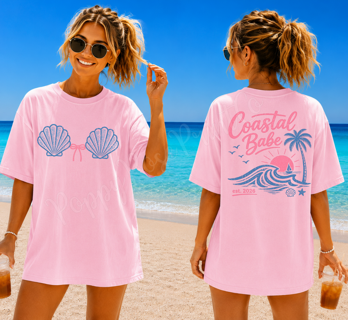 Coastal Babe Comfort Colors Shirt