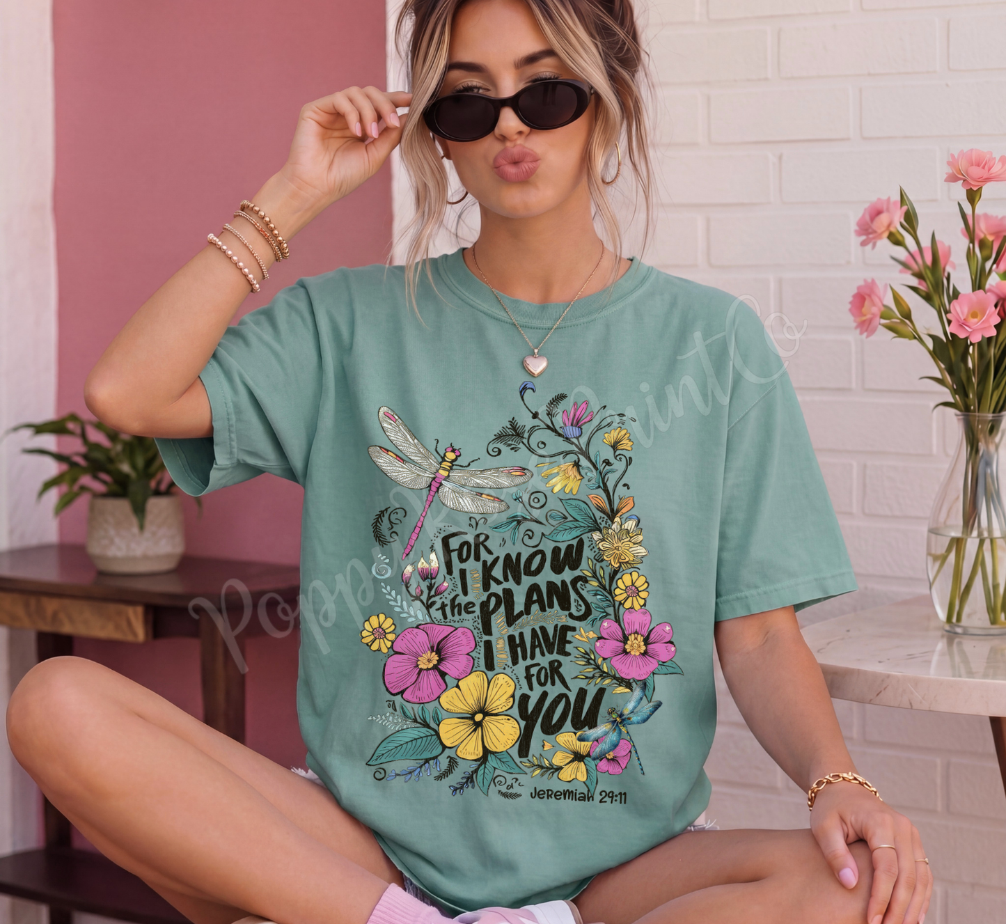 For I know The Plans Comfort Colors Shirt