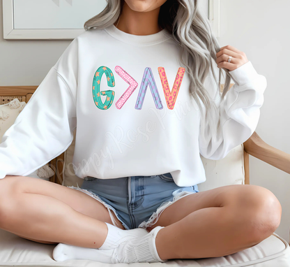 God is greater Sweatshirt