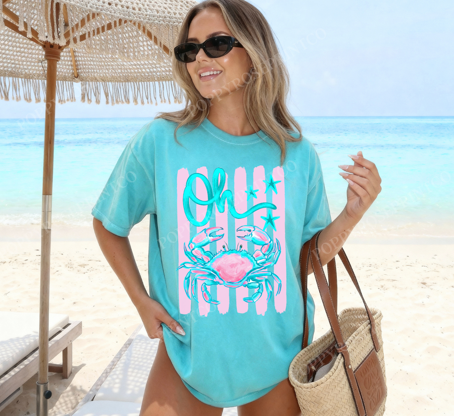 Oh Crab Comfort Colors Shirt