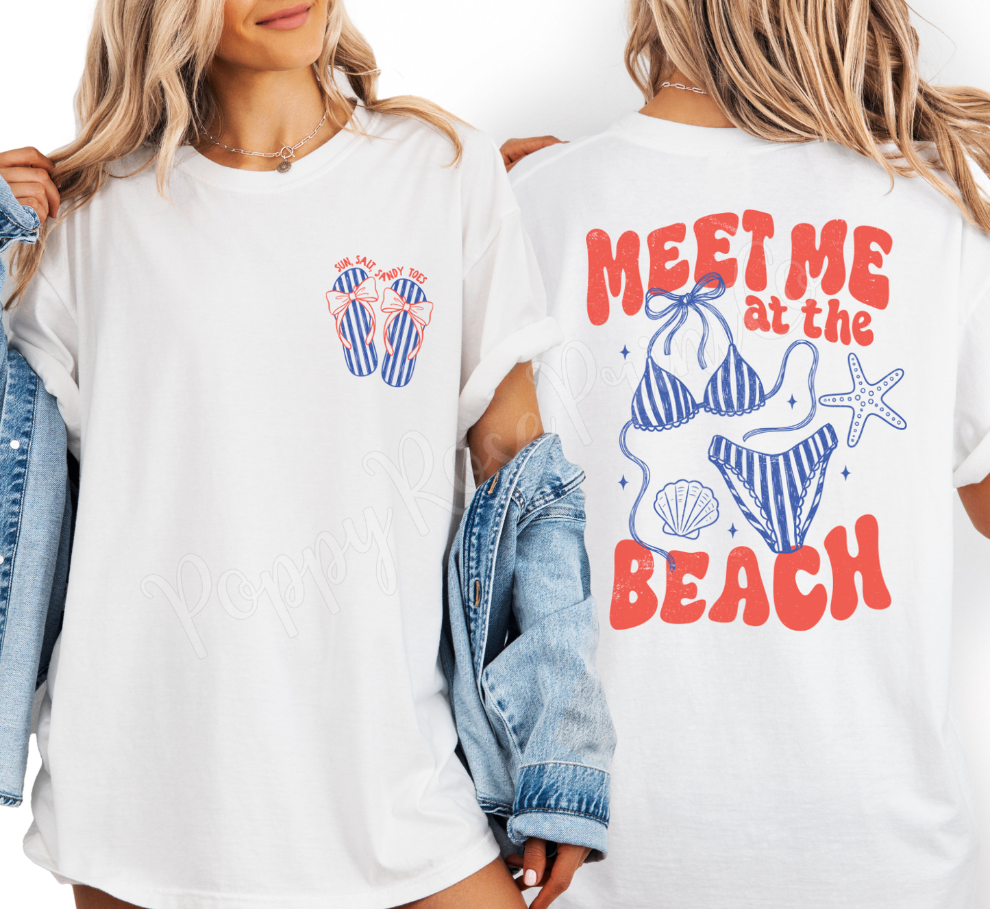 Meet Me At The Beach Comfort Colors Shirt