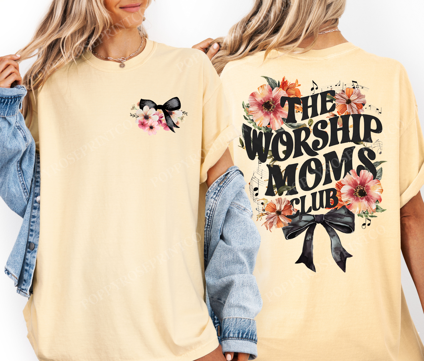 Worship Mama Club Comfort Colors Shirt