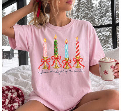 Jesus Is The Light Comfort Colors Shirt