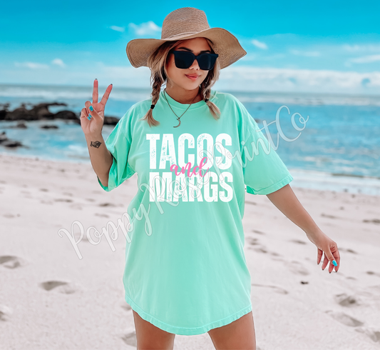 Tacos and Margs Comfort Colors Shirt