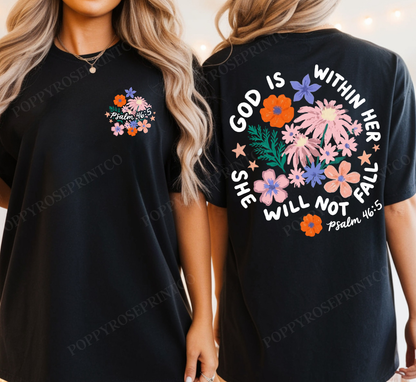 God is Within Her Comfort Colors Shirt