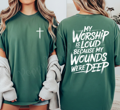 Worship is Loud Comfort Colors Shirt
