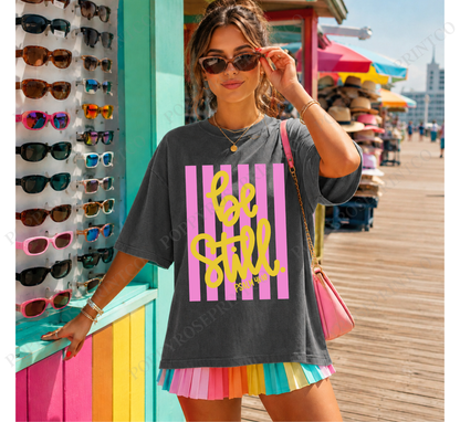 Be Still Stripes Comfort Colors Shirt