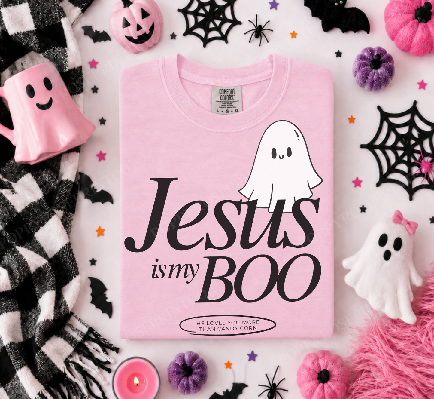 Jesus is my BOO Comfort Colors Shirt