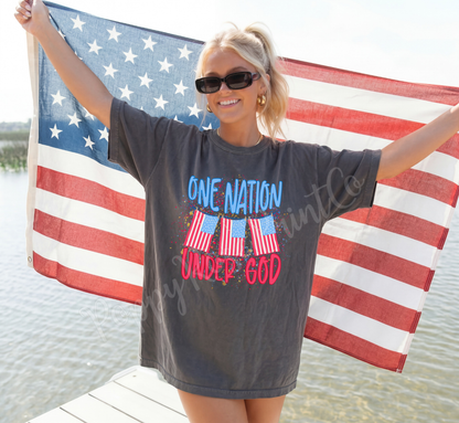 One Nation Under God Comfort Colors Shirt