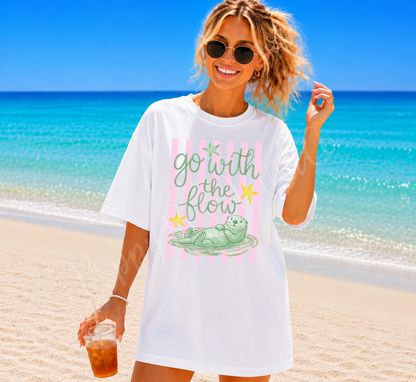 Go with the Flow Comfort Colors Shirt