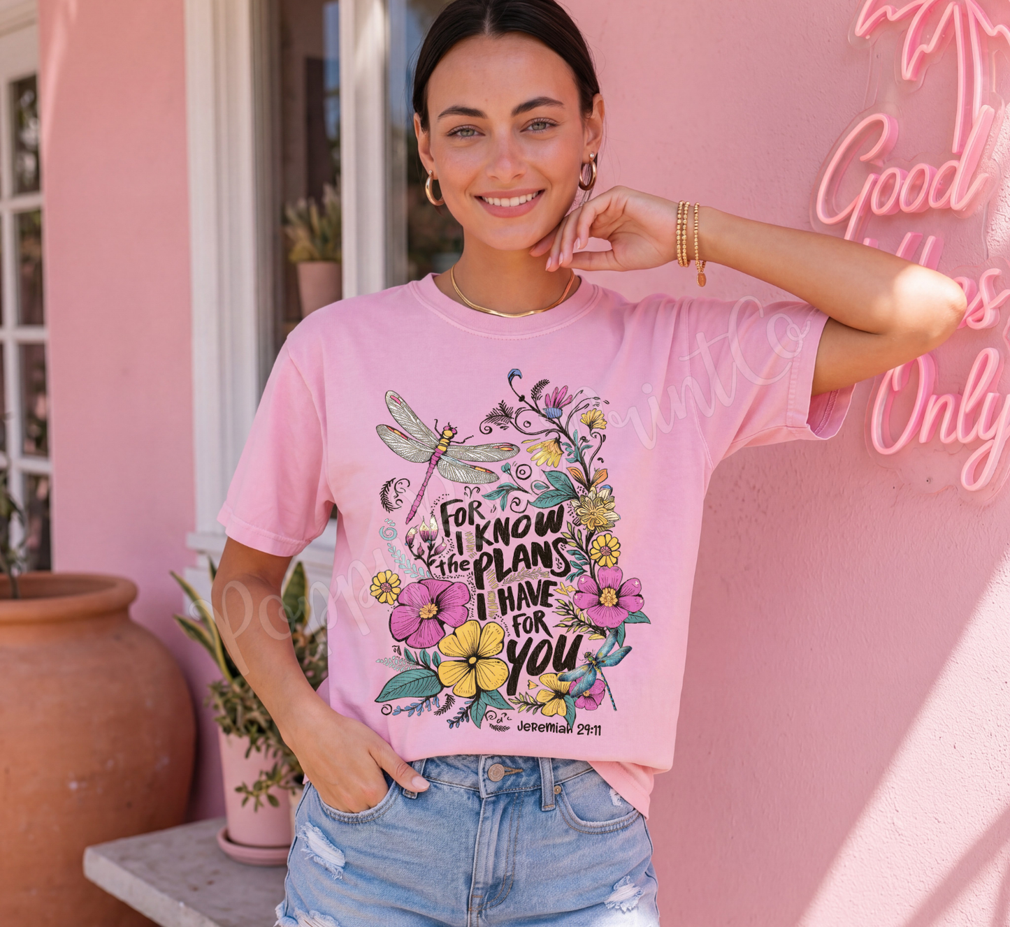 For I know The Plans Comfort Colors Shirt