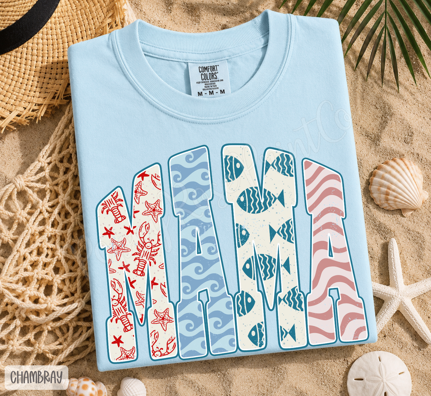 Coastal Mama Comfort Colors Shirt