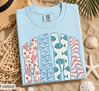 Coastal Mama Comfort Colors Shirt