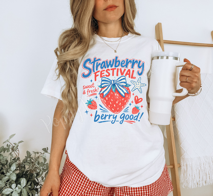 Strawberry Festival Comfort Colors Shirt