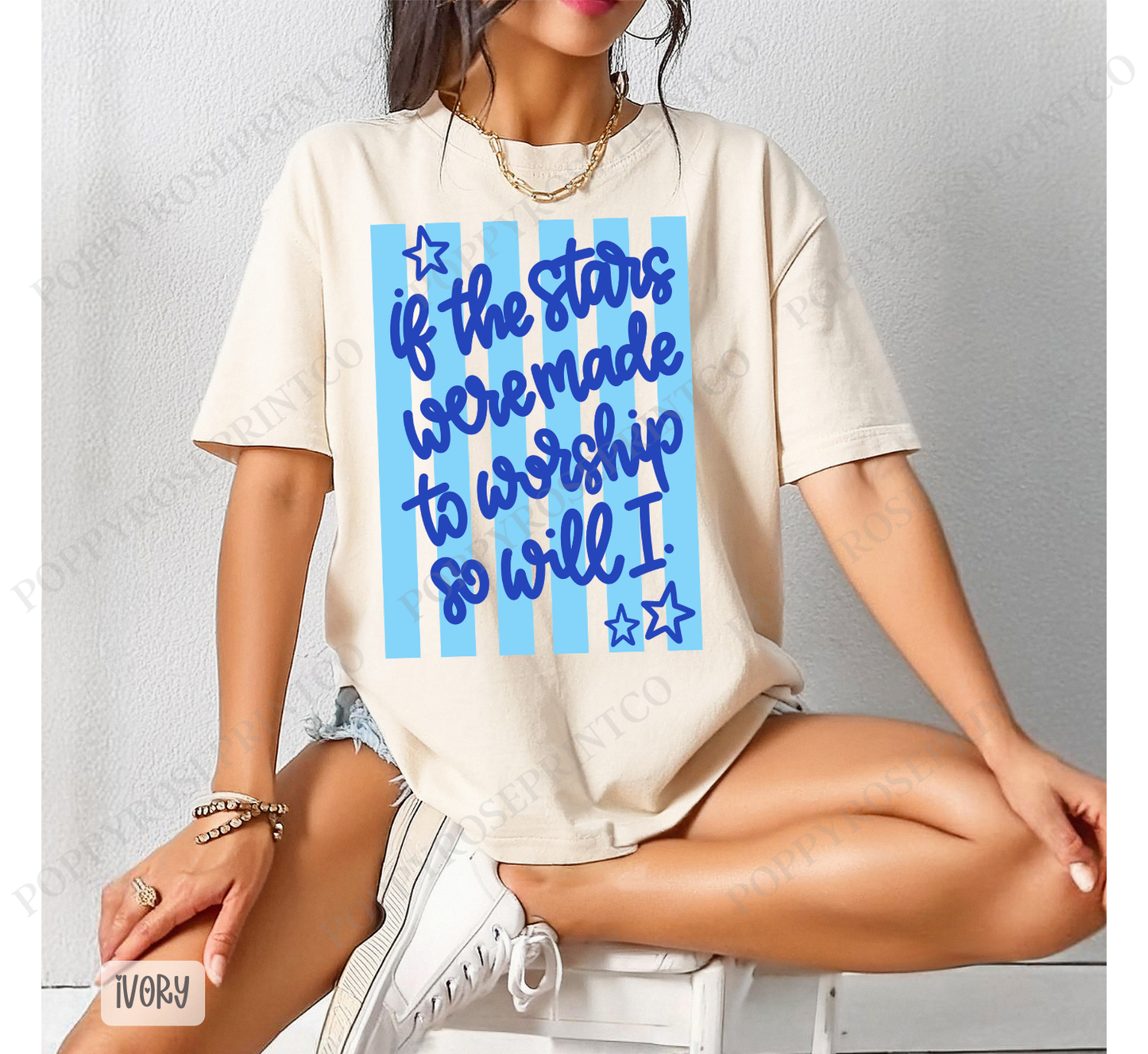 If The Star Stripes Comfort Colors Shirt