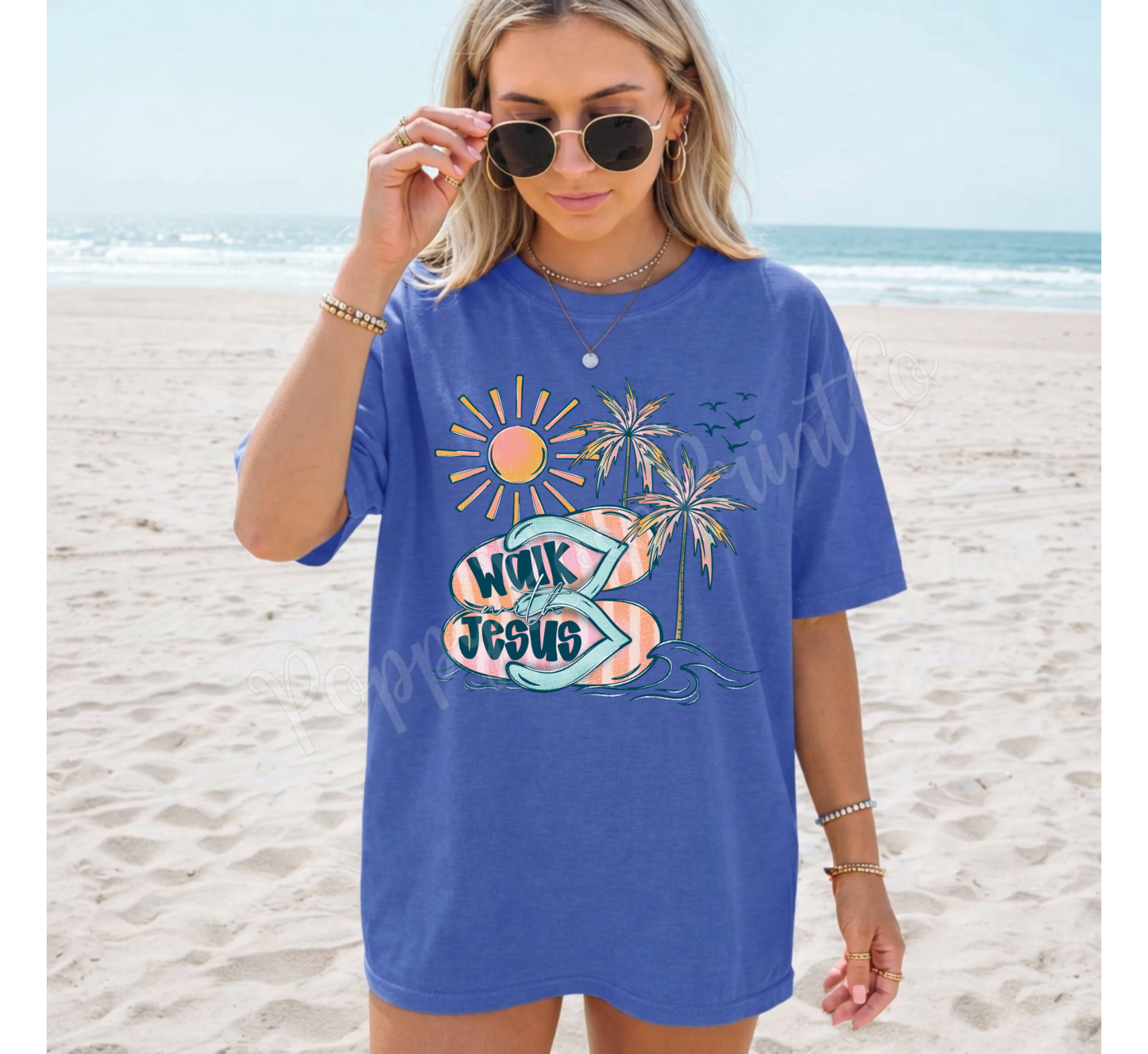 Walk With Jesus Comfort Colors Shirt