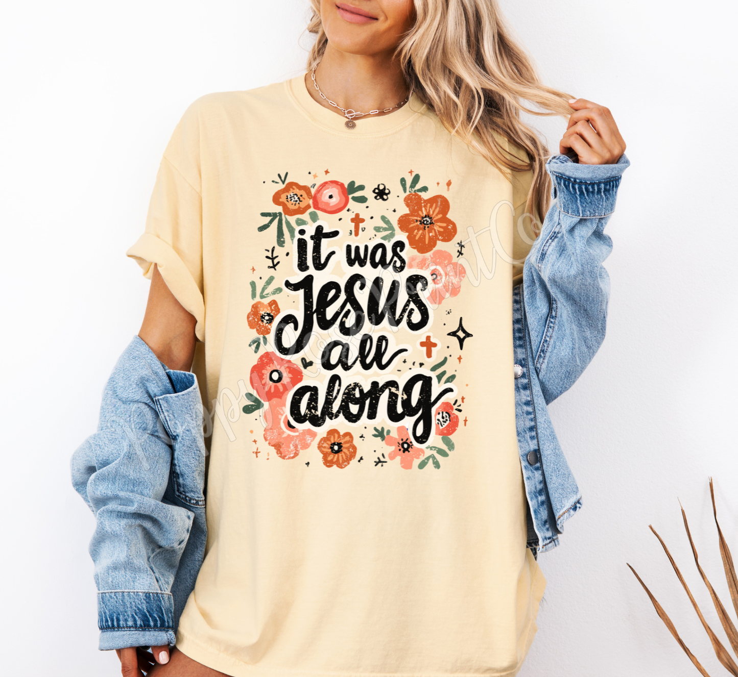 It Was Jesus All Along Shirt Comfort Colors