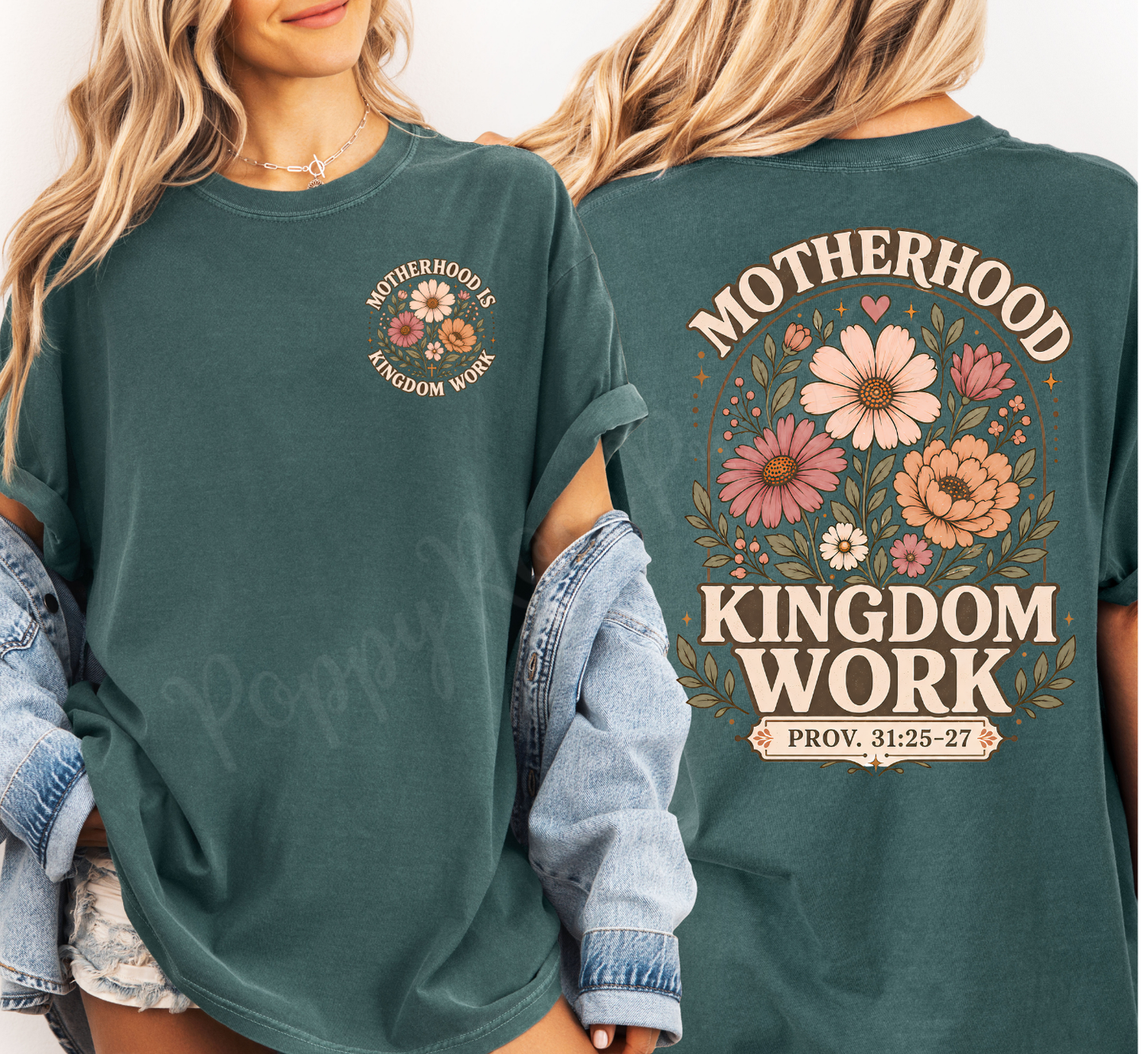 Motherhood Is Kingdom Work Comfort Colors Shirt