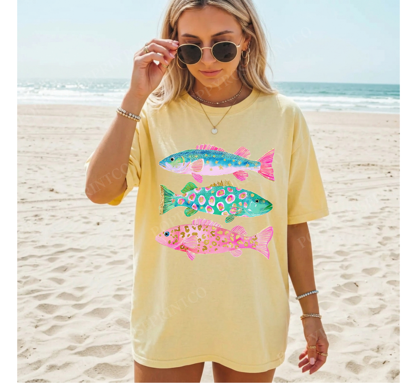 Summer Catch Comfort Colors Shirt