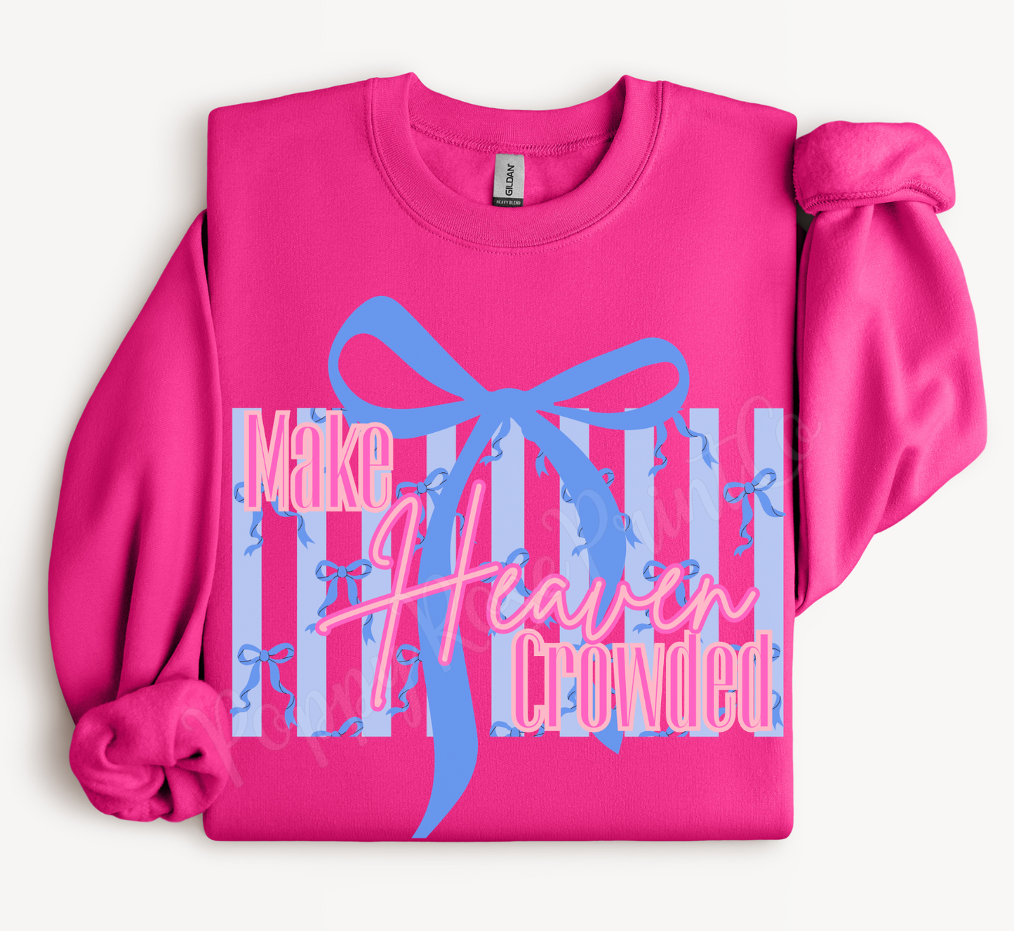 Make Heaven Crowded Bow Sweatshirt