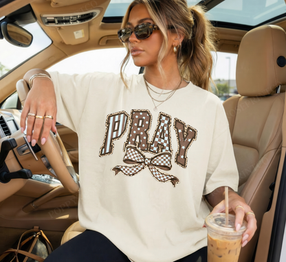 Pray Bow Comfort Colors Shirt