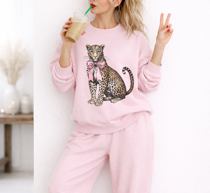 Coquette Leopard Sweatshirt