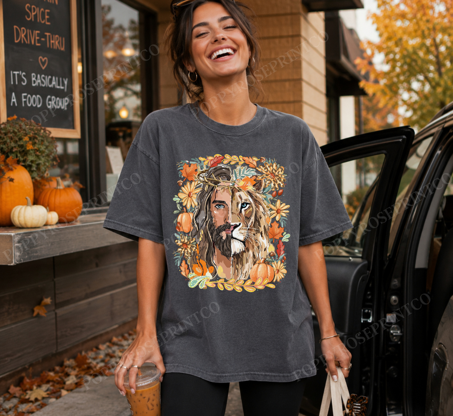 Fall Lion of Judah Comfort Colors Shirt