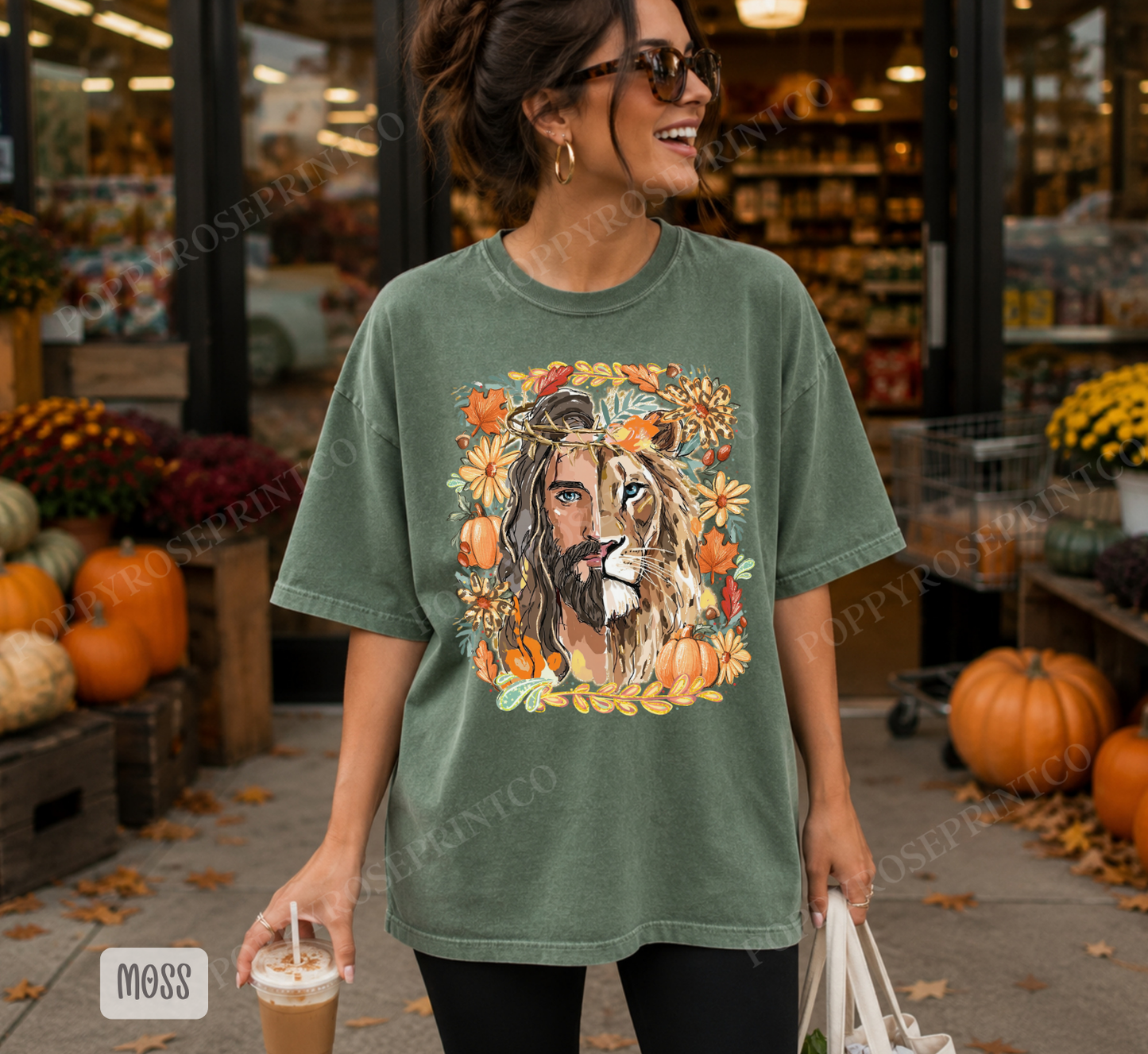 Fall Lion of Judah Comfort Colors Shirt