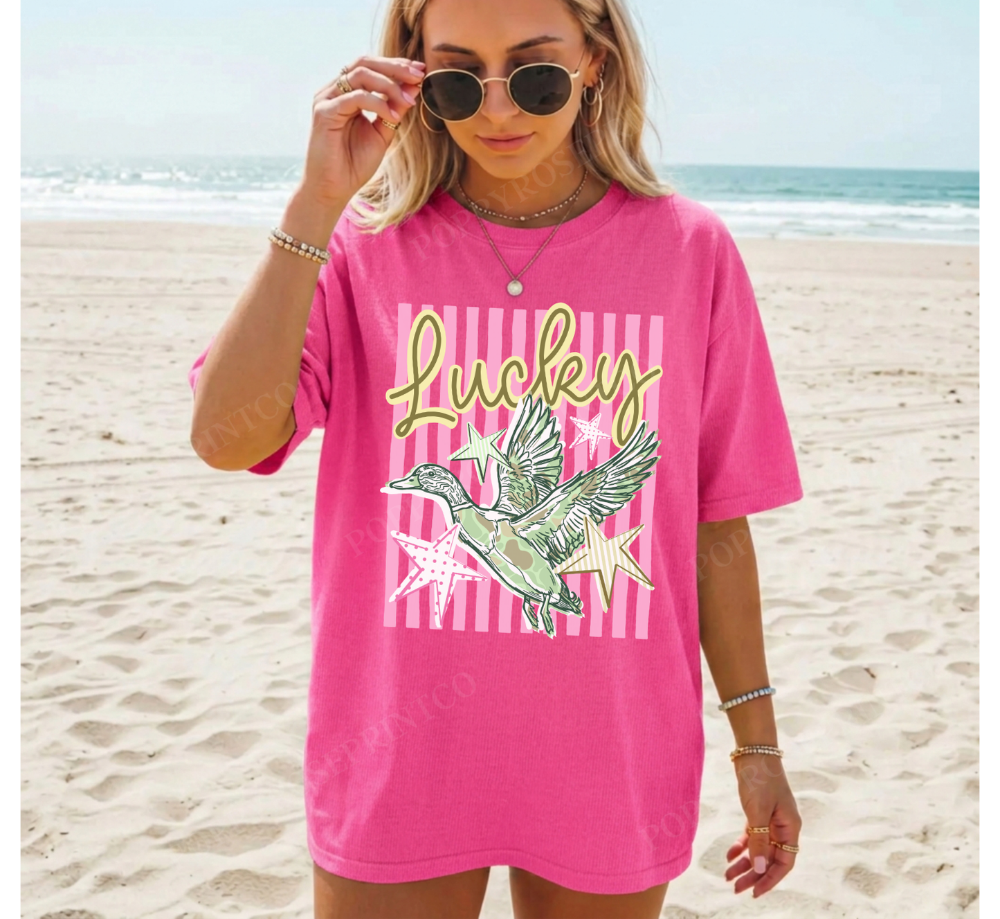 Lucky Duck Comfort Colors Shirt