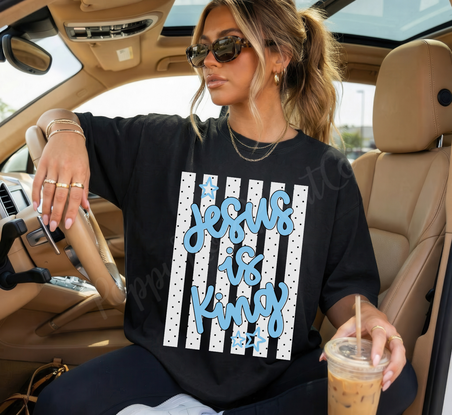 Jesus is King Comfort Colors Shirt