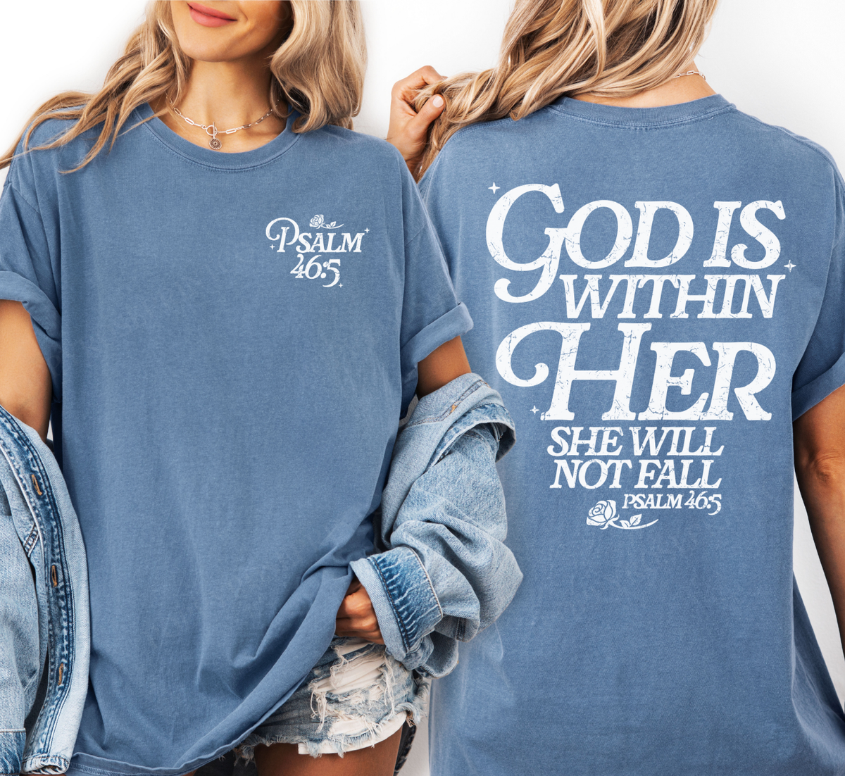 God is Within Her Comfort Colors Shirt