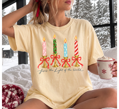 Jesus Is The Light Comfort Colors Shirt