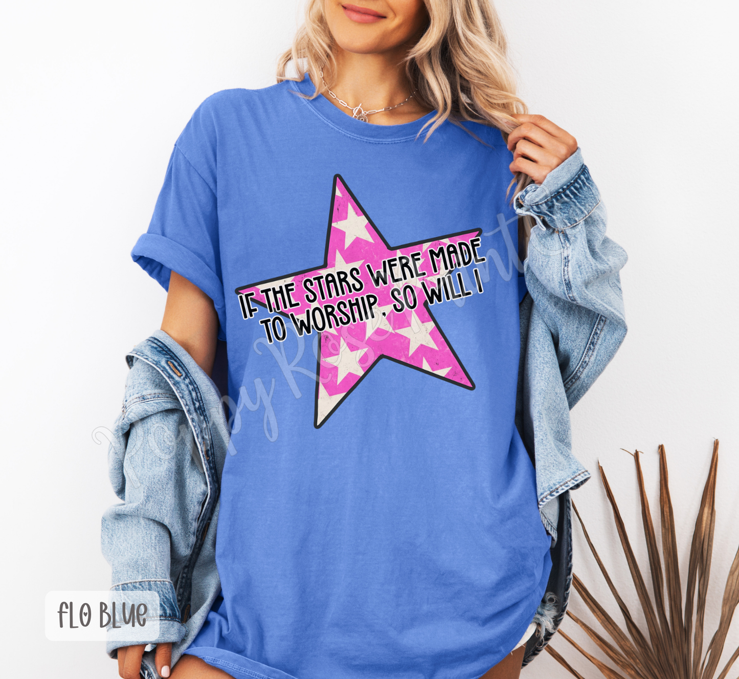 Stars Made to Worship Comfort Colors Shirt