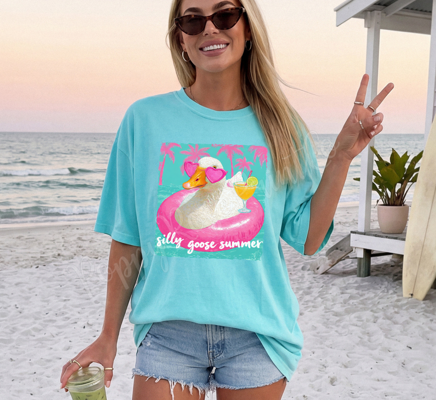 Silly Goose Summer Comfort Colors Shirt