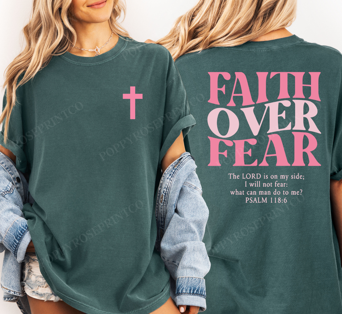 Faith over Fear Comfort Colors Shirt