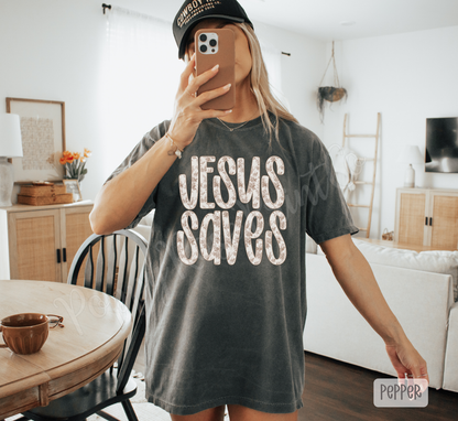 Jesus Saves Comfort Colors Shirt