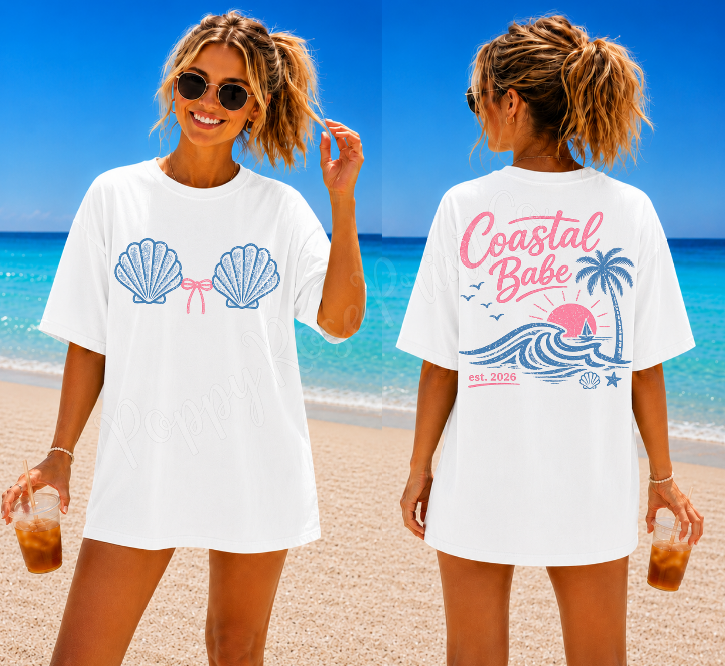 Coastal Babe Comfort Colors Shirt