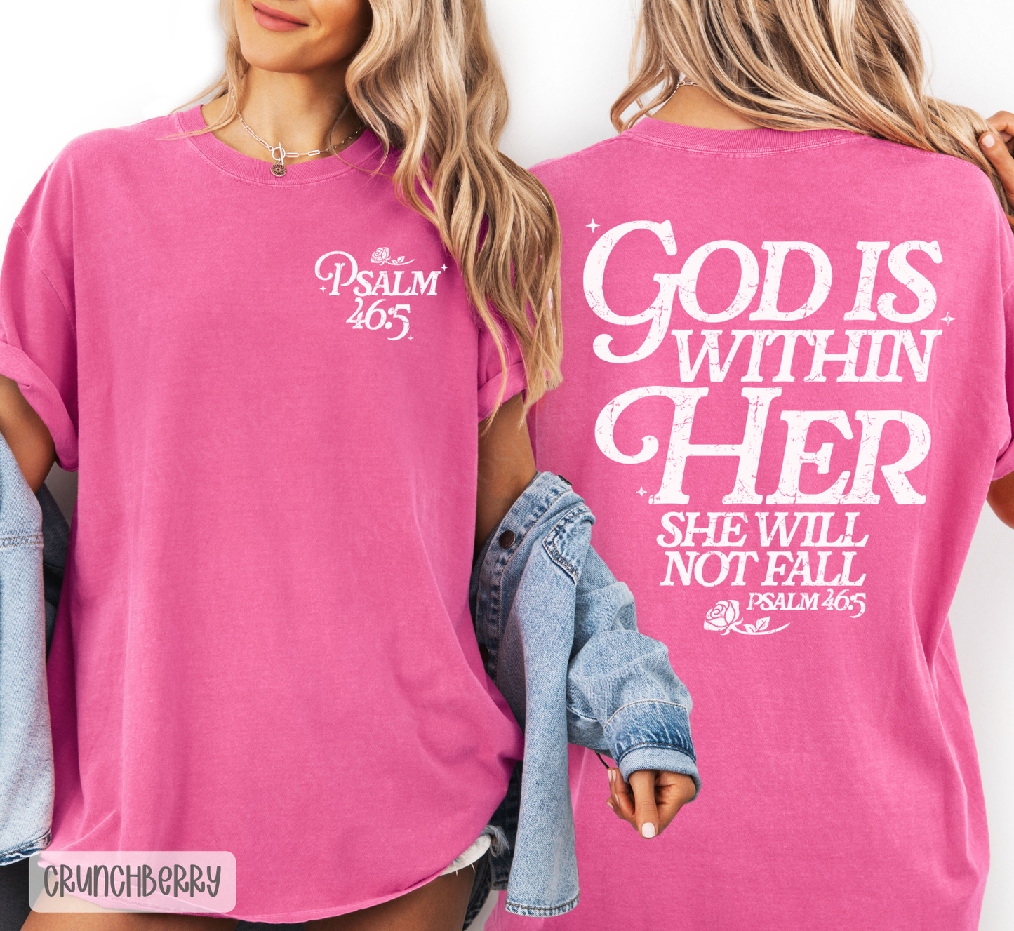 God is Within Her Comfort Colors Shirt