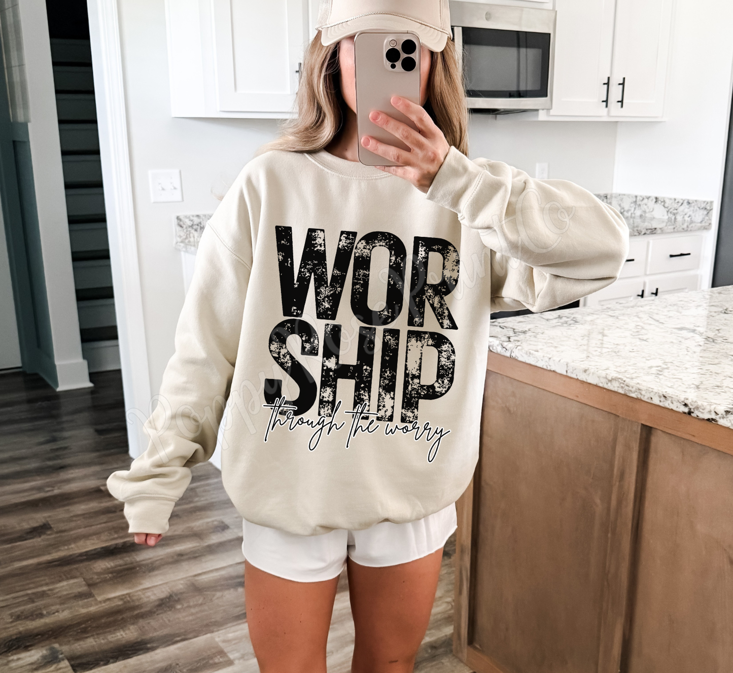 Worship through the Worry Sweatshirt
