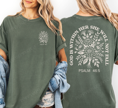 She Will Not Fail Comfort Colors Shirt