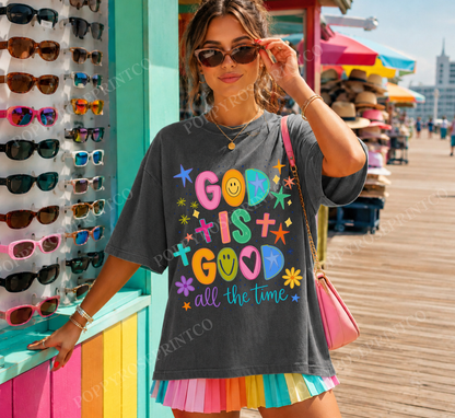 God is Good All the Time Shirt Comfort Colors