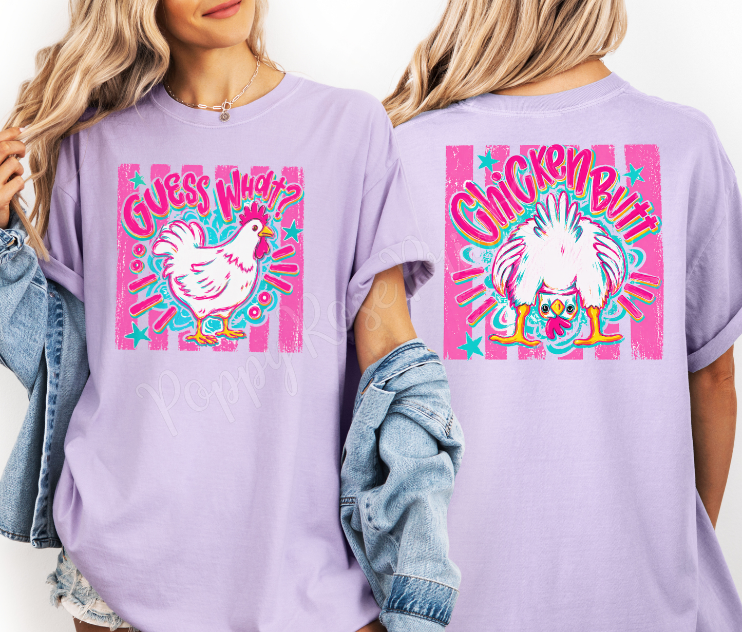 Guess What, Chicken Butt Comfort Colors Shirt