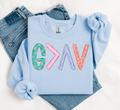 God is greater Sweatshirt