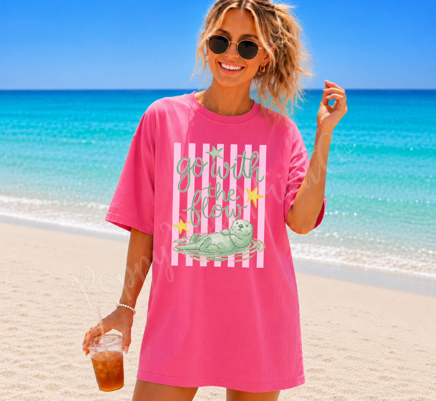 Go with the Flow Comfort Colors Shirt