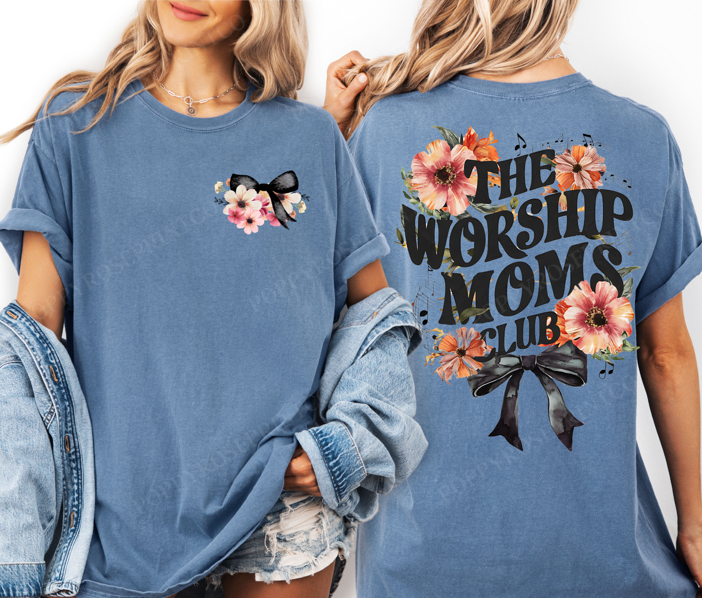 Worship Mama Club Comfort Colors Shirt